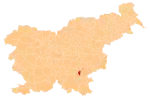 The location of the Municipality of Straža