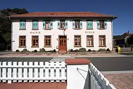 Town hall and school