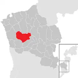 Location within Oberwart district