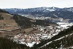 View of Oberzeiring (part of Pölstal)