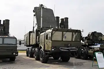 Truck-mounted radar