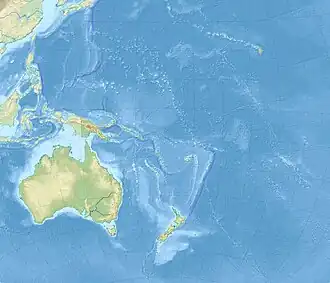 2018 Fiji earthquakes is located in Oceania