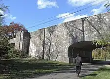 Under a road in northern Yonkers