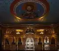 The icon screen in a side chapel