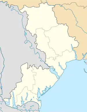 Tairove is located in Odesa Oblast