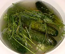 Pickled cucumbers