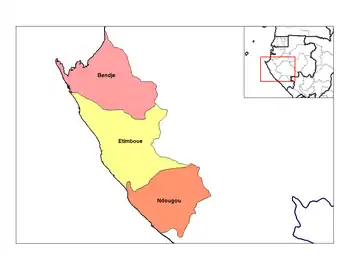 Ndougou Department in the region