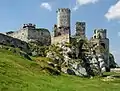 The Ogrodzieniec Castle- view from the East