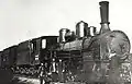 Steam locomotive Ok (Od) on the Estonian Railway circa 1920