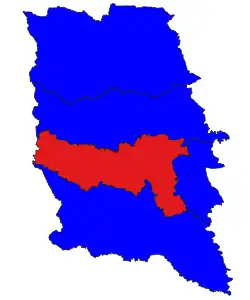 Location in Taungoo district