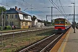 Railway station in Olaine