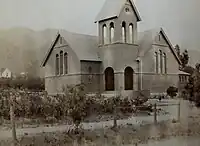 Old North Church in Sierra Madre at completion in 1890