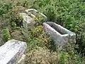 Sarcophagi near the altar