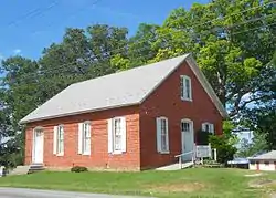 Church near the township offices