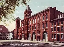 Central Fire Station, Manchester, New Hampshire, 1877