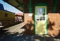 Door to freight house (now the Railroad Museum of Long Island)