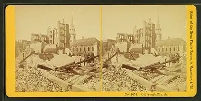 After the fire, 1872