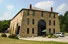 Stone barn built in 1889