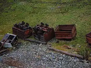 Old waggons in the quarry