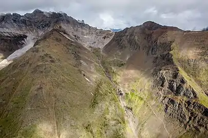 Old route to the Bonanza Mine