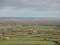 Oldland Mill in the context of its surrounding countryside.