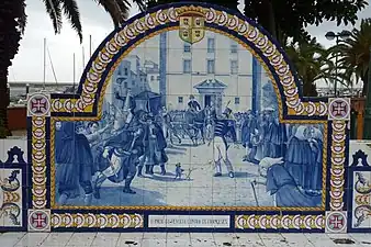 Revolt against the French, public monument in Olhão.