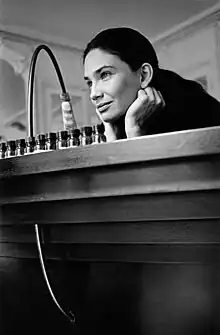 Olivia Giacobetti at her perfumer's lab table