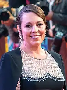 Colour photograph of Olivia Colman in 2022