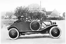 The Omega during the demonstration on 18 October 1923 in the factory yard