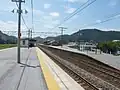 The down platform in August 2007