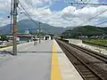 The up platform in August 2007