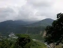 Jhalong and the river Jhaldhaka