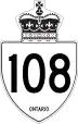 Highway 108 marker