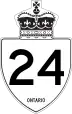 Highway 24 marker