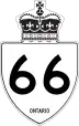 Highway 66 marker