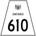 Highway 610 marker