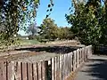 Opawa railway station site, from the Richardson Terrace - Judge Street walkway.