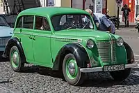 Opel Olympia (1937), four-door saloon (front view)