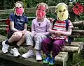 Ladybird masks on an Open Day