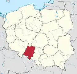 Location within Poland