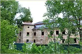 Apponyi Castle during restoration in 2009