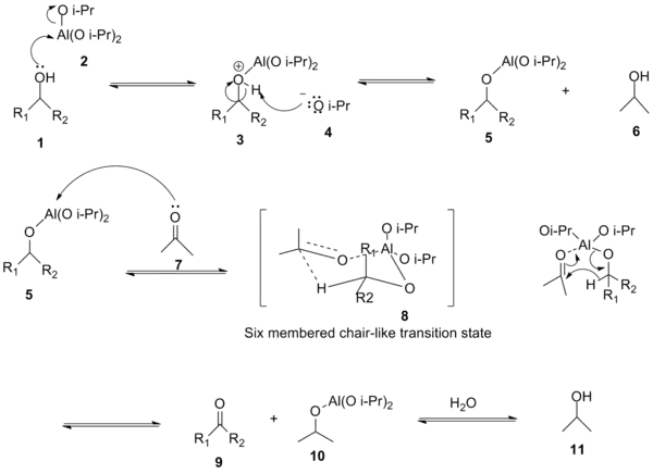 Oppenauer oxidation mechanism