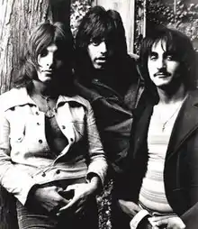 Left to right: Louis Dambra, Gary Justin, John Garner, c. 1971 (not pictured: Raymond Cozzolino)