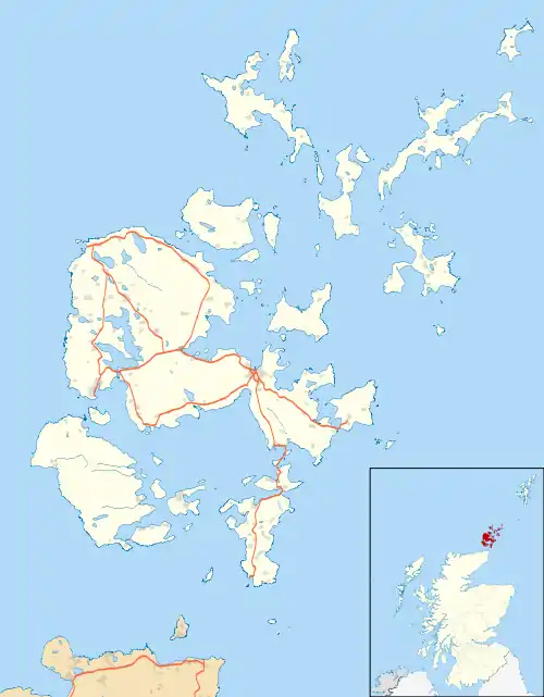 Taversöe Tuick is located in Orkney Islands