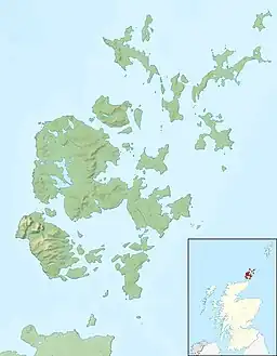 Stronsay is located in Orkney Islands