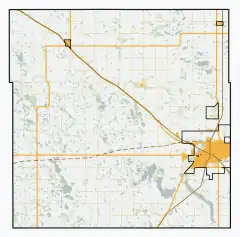 Rural Municipality of Orkney No. 244 is located in Orkney No. 244