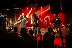 Orphaned Land live in Switzerland, 2019, in support of their album Unsung Prophets & Dead Messiahs