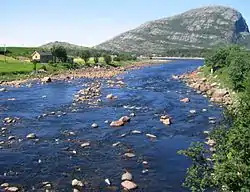 View of the Osen river