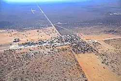 Aerial view of Oshivelo