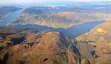 Western part of the island, surrounded by the Sørfjorden